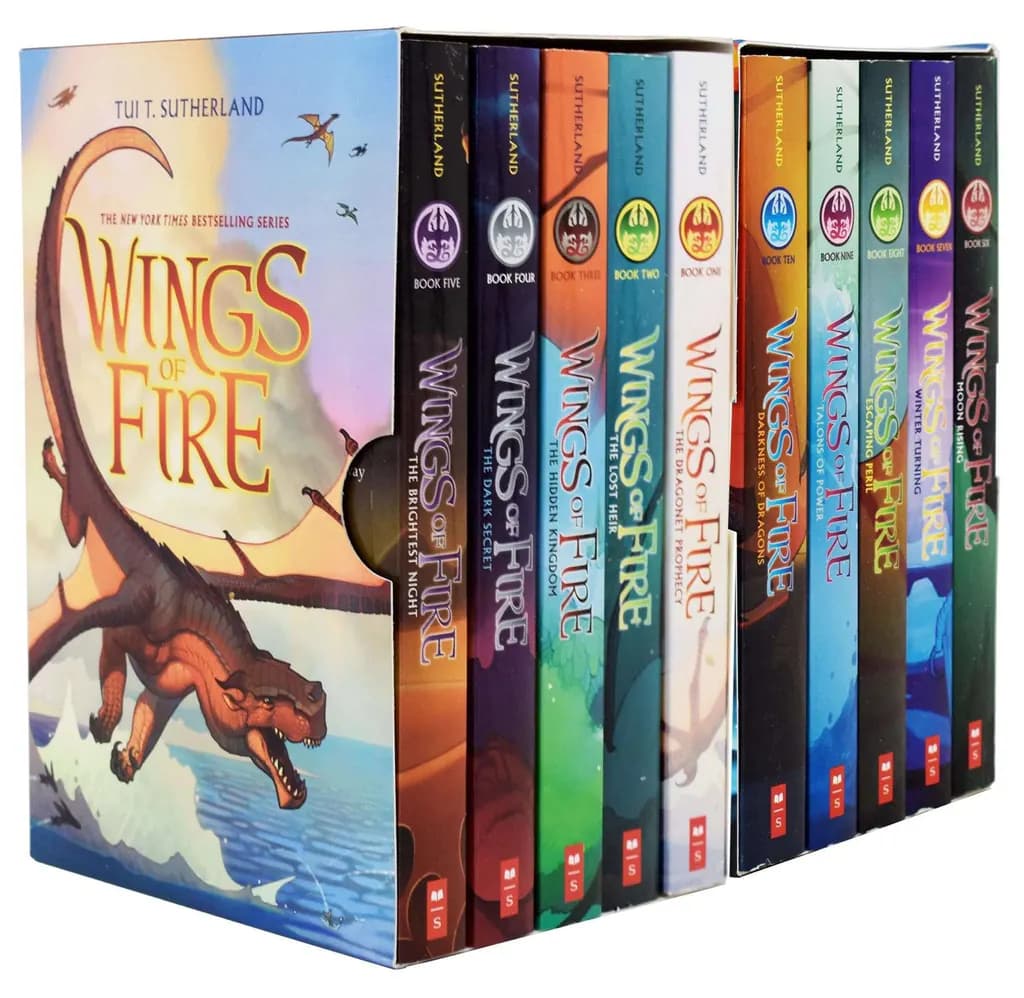 《Wings of Fire》系列：龙族史诗 × 多视角成长 × Lexile ≈ 740–800L - 图片 1