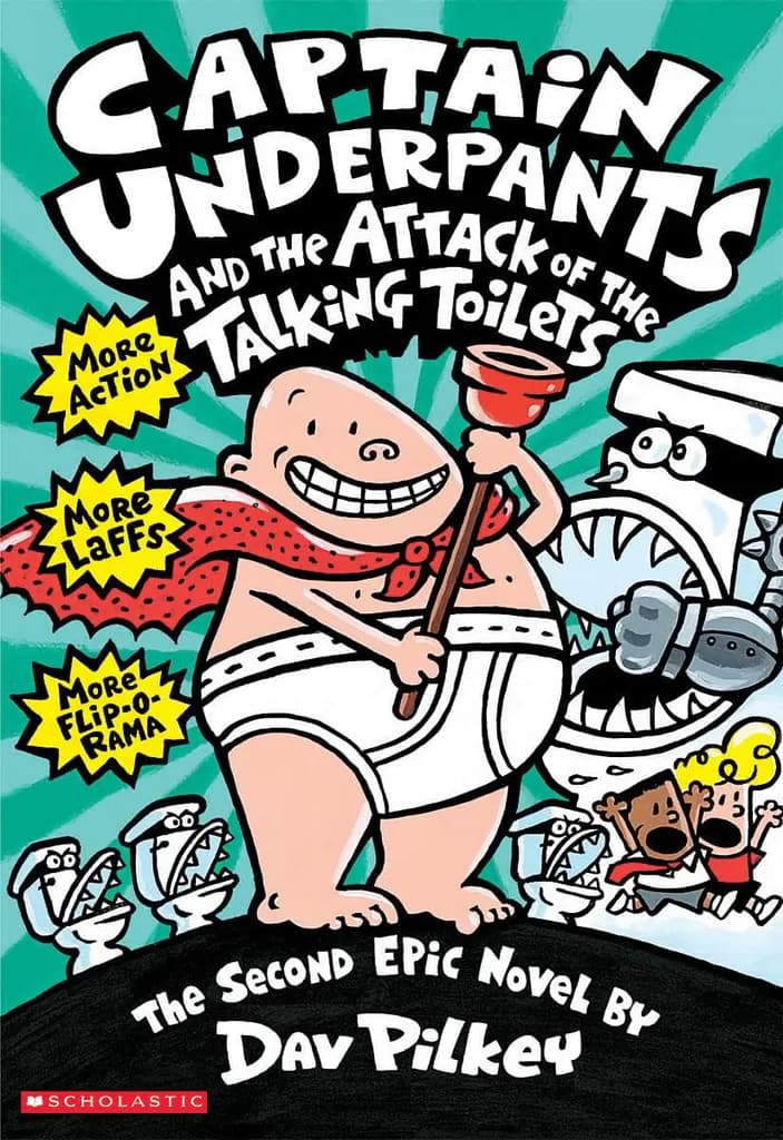  《Captain Underpants》系列：爆笑校园 × 想象力爆表 × 打破规则的儿童英雄 - 图片 1