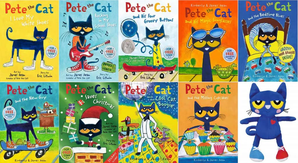 《Pete the Cat》系列：随性乐观 × “I Can Read”桥梁书 - 图片 1