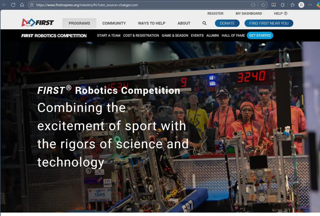 认识竞赛之 —— FRC 机器人竞赛(FIRST Robotics Competition) - 图片 2
